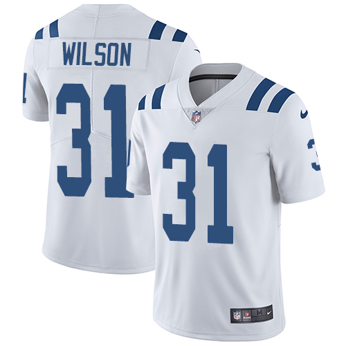 Nike Colts #31 Quincy Wilson White Men's Stitched NFL Vapor Untouchable Limited Jersey - Click Image to Close